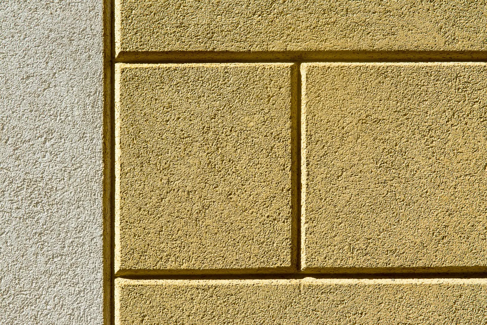 Blockwork before it is rendered over
